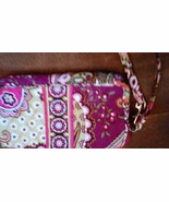 Vera Bradley Very Berry Paisley Wristlet EUC - £15.98 GBP