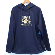 Columbia Plus Size 1X Hoodie Sweatshirt Find Your True North Blue Graphi... - £26.92 GBP
