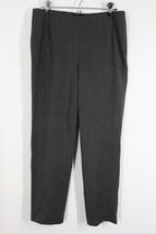 Talbots 8 Gray Side Zip Slim Leg Stretch Dress Pants - £21.26 GBP