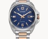 Men&#39;s Citizen Eco-Drive® Sport Luxury Two-Tone Watch with Blue Dial - $379.95