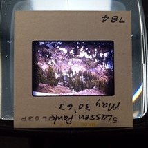 Lassen Volcanic National Park Mountain May 30, 1963 Found Slide Photo Kodachrome - £7.78 GBP