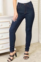 Judy Blue Full Size High Waist Pocket Embroidered Skinny Jeans - £39.87 GBP