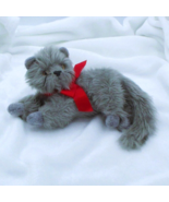 Ty Beanie Baby - BEANI the Grey Cat 8&quot; NEW MWMTs Plush Stuffed Animal Toy - $130.77 MXN