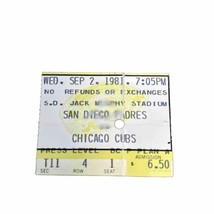 9/2/1981 Chicago Cubs @ San Diego Padres Ozzie Smith, Bobby Bonds Padres walkoff - £6.33 GBP