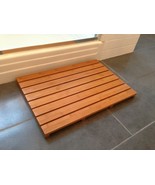  Bamboo Bath Mat- Spa Sauna Floor Mat - Non Skid Solid Bamboo - £48.71 GBP