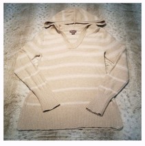 Eddie Bauer Long VNeck Sweater w Hood Size XS - £19.51 GBP