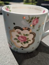 Royal Albert Roses Mugsl Polka Blue &quot;when you drink this think of love from me* - £13.42 GBP
