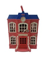 2002 Fisher Price Sweet Streets School House Loving Family Fold & Go Portable  - $17.77