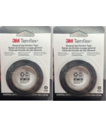 2x  3M Temflex 3407 Friction Tape, 3/4&quot; x 20&#39;, Black - $242.68 MXN