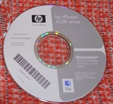 HP Officejet 4200 Series Printer Software CD MAC OS v9.1 Q5763-10008 + FREE Gift - £9.47 GBP