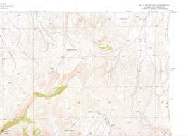 Bull Mountain Quadrangle Wyoming 1952 Map Vintage USGS 7.5 Minute Topographic - £15.69 GBP