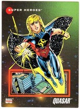 Marvel 1992 Impel Super Heroes Quasar Trading Card #2 Ornate EUC Sleeved - $2.00