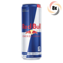 8x Cans Red Bull Energy Drink 12oz Vitalizes Body & Mind ( Fast Shipping! ) - £28.22 GBP