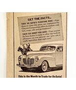 DeSoto Deluxe Coupe Classic Car 1940 Advertisement Automobilia WW2 Era D... - €9,23 EUR