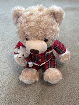 18&quot; 2021 Belkie Bear Christmas Teddy Bear Plush Stuffed Animal Red PJ Pa... - $367.02 MXN