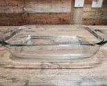 Vintage Anchor Hocking 9&quot; x 13&quot; Clear Glass Pan, Casserole Baking Dish - £17.04 GBP