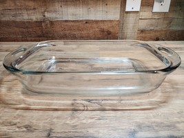 Vintage Anchor Hocking 9&quot; x 13&quot; Clear Glass Pan, Casserole Baking Dish - £17.10 GBP