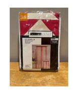 Designables Scandia Red Retro 80s Triangle  Curtain Panels Pair 94x63 Ta... - $2,400.84 MXN