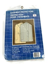 Vintage Garment Protectors. 1985 New in Package. 6 suit bags 6 dress bags - £7.98 GBP