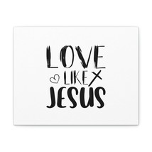  John 15:12 Love Like Jesus Heart &amp; Cross Bible Verse Canvas Chr - £56.16 GBP+