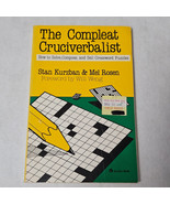 The Compleat Cruciverbalist by Stan Kurzban and Mel Rosen 1982 paperback - $14.98