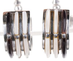 Pr Vintage Native American shell inlay earrings - £67.59 GBP