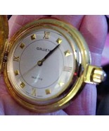 GRUEN Ladies Pocket Watch Goldtone Vintage - $85.00