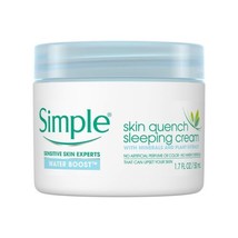 Simple Water Boost Skin Quench, Sleeping Cream, 1.7 Ounce - £7.11 GBP