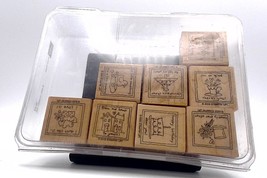 Love Notes 8 Pc - Stampin’ Up Wooden Stamp Set [2003] - $10.00