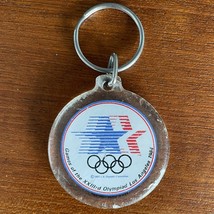 Vintage 1984 Los Angles Olympics Keychain XXIIIrd - 2&quot; Diameter - £17.52 GBP