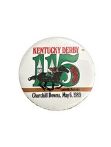 Kentucky Derby Pin Button Pinback Vintage 115th Running 1989 - Roses - $8.00