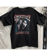 Scream Ghost Face T-Shirt Black Short Sleeve Top Scary Horror Slasher Me... - £13.22 GBP