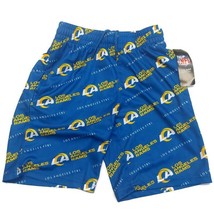 Team Apparel Youth Los Angeles Rams Athletic Shorts Size L (14/16) All Over Blue - £22.67 GBP