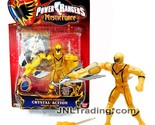 Yr 2006 Power Rangers Mystic Force 5.5 Inch Figure CRYSTAL ACTION YELLOW... - $44.99