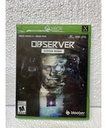OBSERVER SYSTEM REDUX Microsoft Xbox One Video Game - New Factory seal S... - $40.32 CAD