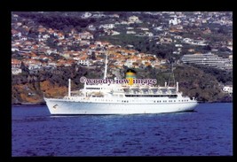 SIM0382 - Portuguese Liner , Funchal , built 1961 - postcard - $2.54