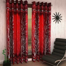 Polyester Door Curtain Shalimar Frill Eyelet Tree Panel Window Curtain S... - £26.29 GBP+