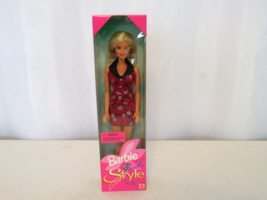 Barbie Style doll 1998 Fashion Avenue Red with Black trim Dress NIB - £11.69 GBP