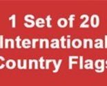 1 Set of 20 International Flags(2x3ft) - $88.88