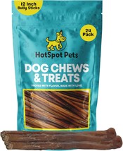 AAA Bully Sticks For Dogs - All Natural Single Ingrediant Beef Bully Bones, Full - £90.21 GBP