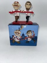 2023 Racing Teddy &amp; Abe President Bobbleheads Washington Nationals - £16.63 GBP