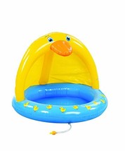 KOVOT Children&#39;s Inflatable Outdoor Duck Baby Pool with Canopy &amp; Sprinkl... - £20.02 GBP