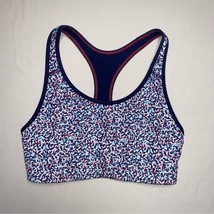 Patriotic Red White Blue Old Navy Active Sports Bra Women&#39;s Small Go-Dry... - $11.88