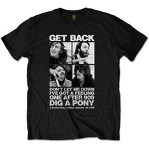 The Beatles 3 Savile Row Black Official Tee T-Shirt Mens Unisex - £25.04 GBP