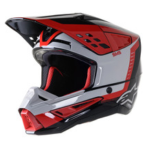 New Alpinestars SM5 Beam Black/Gray/Red Helmet MX Motocross ATV Adult - £174.30 GBP
