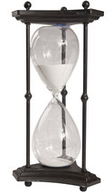 A&amp;B Home 16.in&quot; 1 Hr. White Sand Hourglass Sand Timer - £56.18 GBP