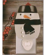Plug In Wax Melt Snowman Bar Candle Outlet Warmer Ceramic NEW Tuscany Ca... - £12.42 GBP