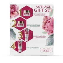 Anti-age gift set Retinol, Q10, Vit C , Hand , Foot , Day &amp; Night face creams - £28.96 GBP