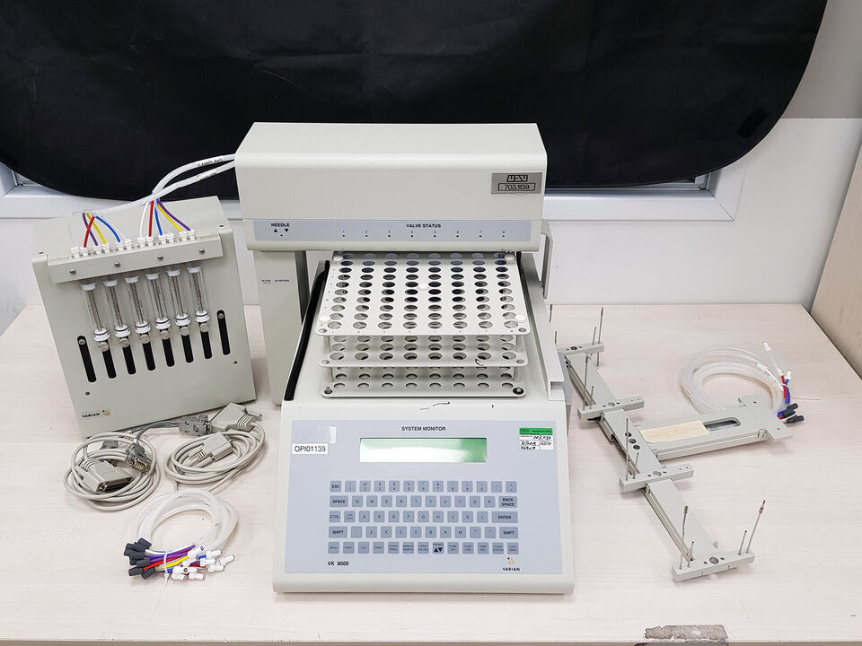 Varian VK8000 Fraction Collector Dissolution Sampling Station + Varian V... - $2,376.00