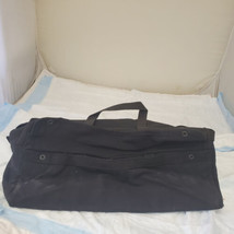 Large Shoulder Strap Pockets Zipper Tool Bag - Black - £7.79 GBP